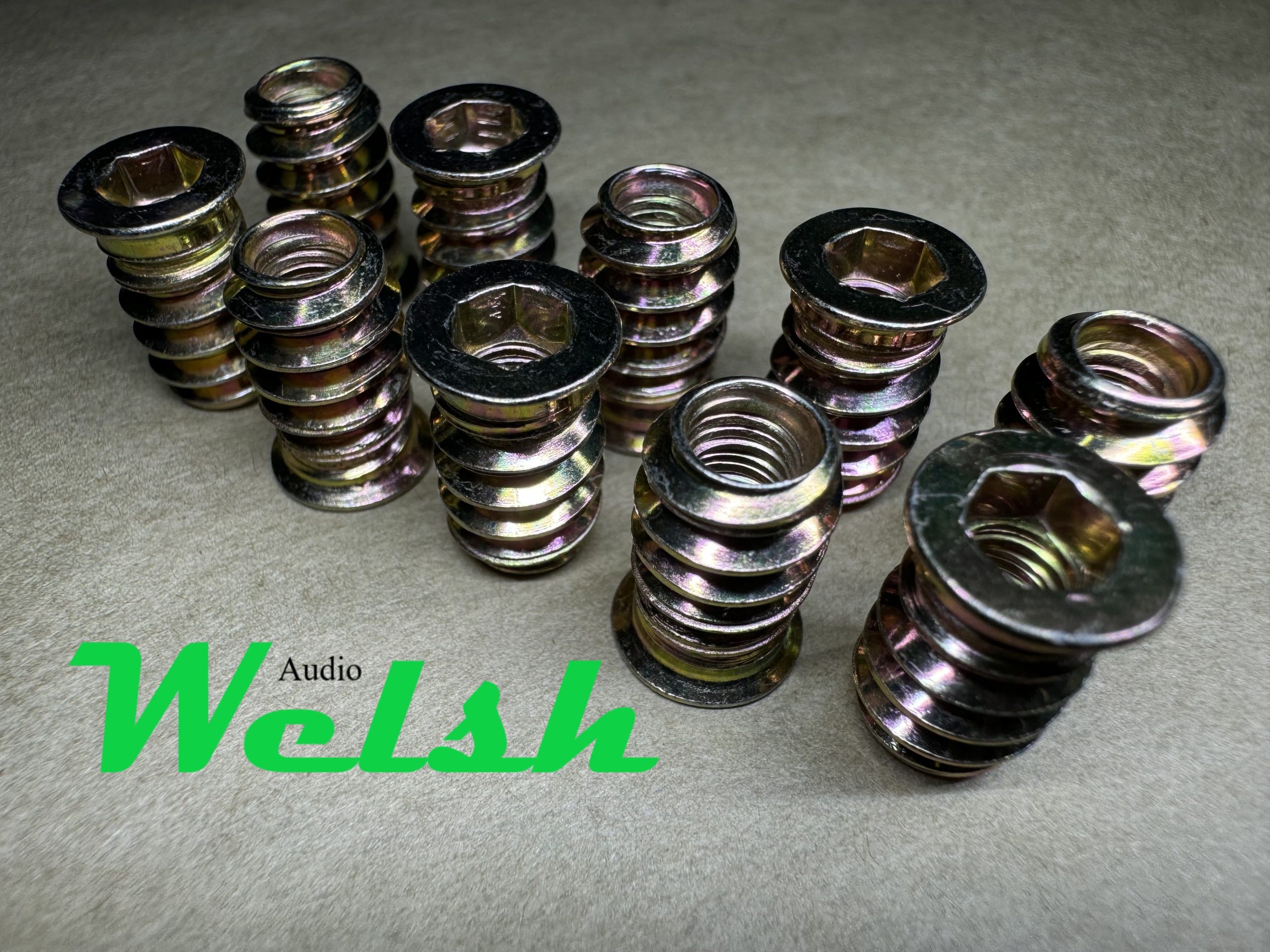 M4x10mm Threaded Inserts (pack of 10)